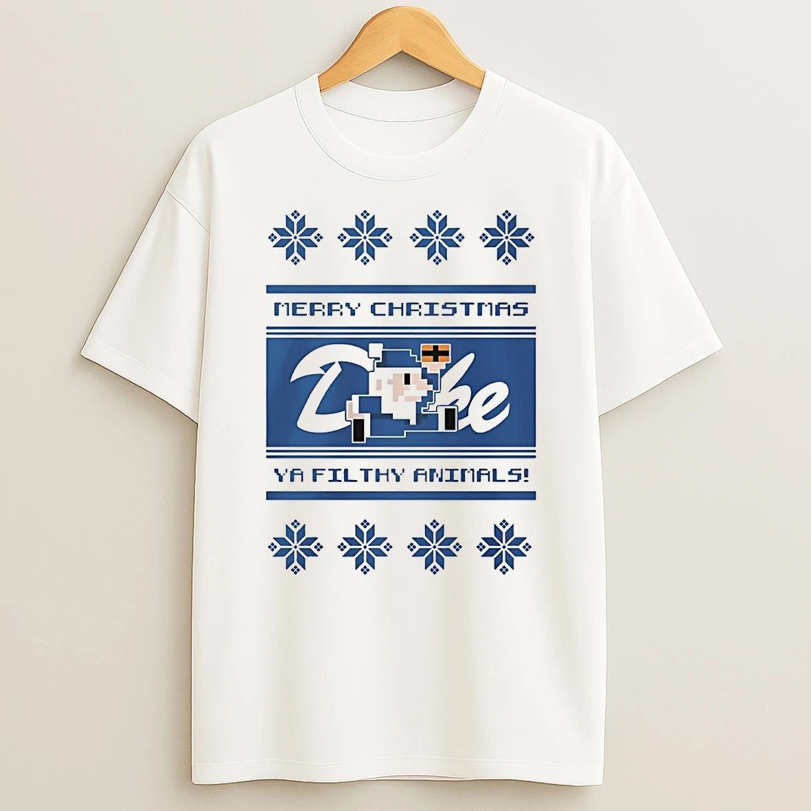 Duke Blue Devils Santa Merry Christmas Ya Filthy Animals T Shirt