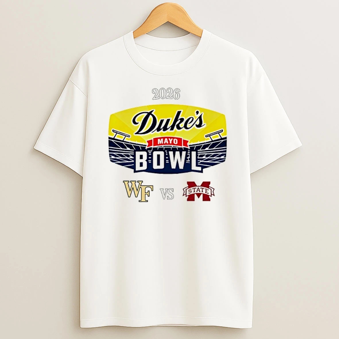 Dukes Mayo Bowl 2025 Wake Forest Vs Mississippi State T Shirt