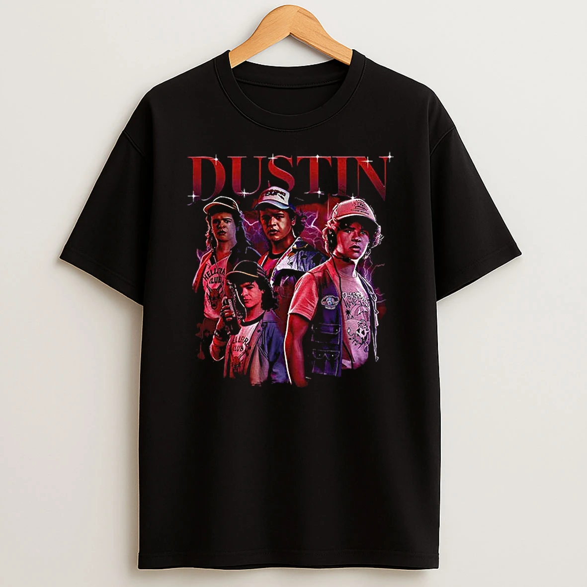 Dustin St Stranger Christmas Grahic T Shirt