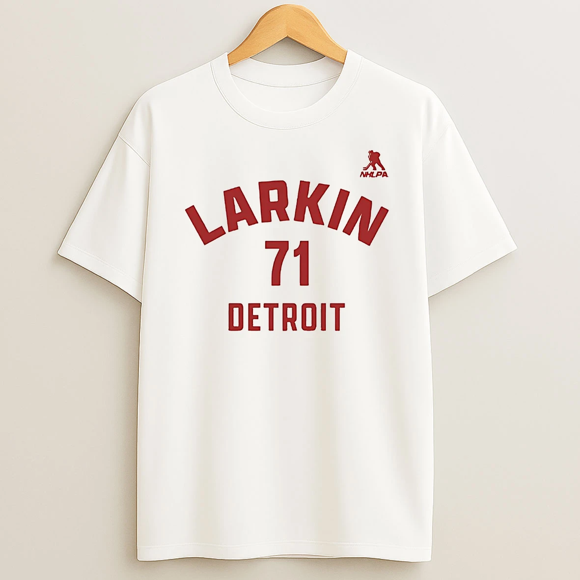 Dylan Larkin Name And Number Detroit Red Wings T Shirt