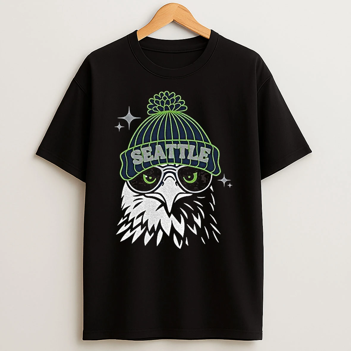 Eagle Seattle Seahawks Football 2025 T Shirt