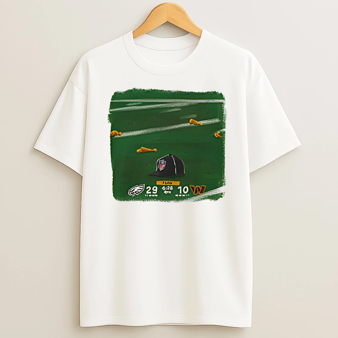 Eagles Vs Commanders Hat On The Field T Shirt