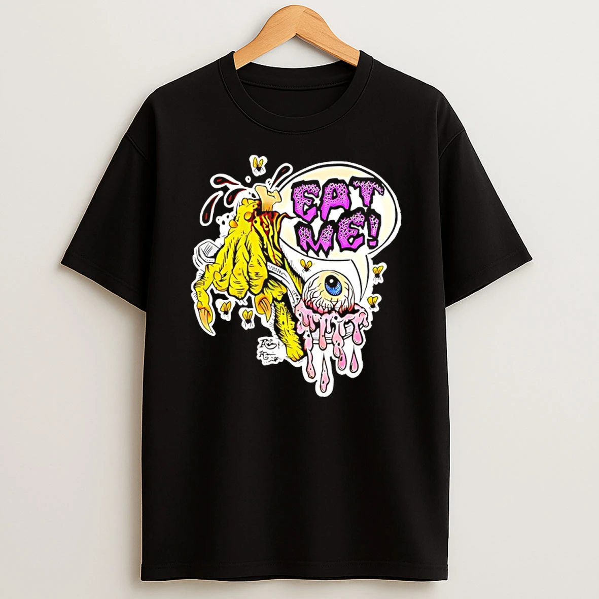 Eat Me Casual Goat Cartoon T Shirt
