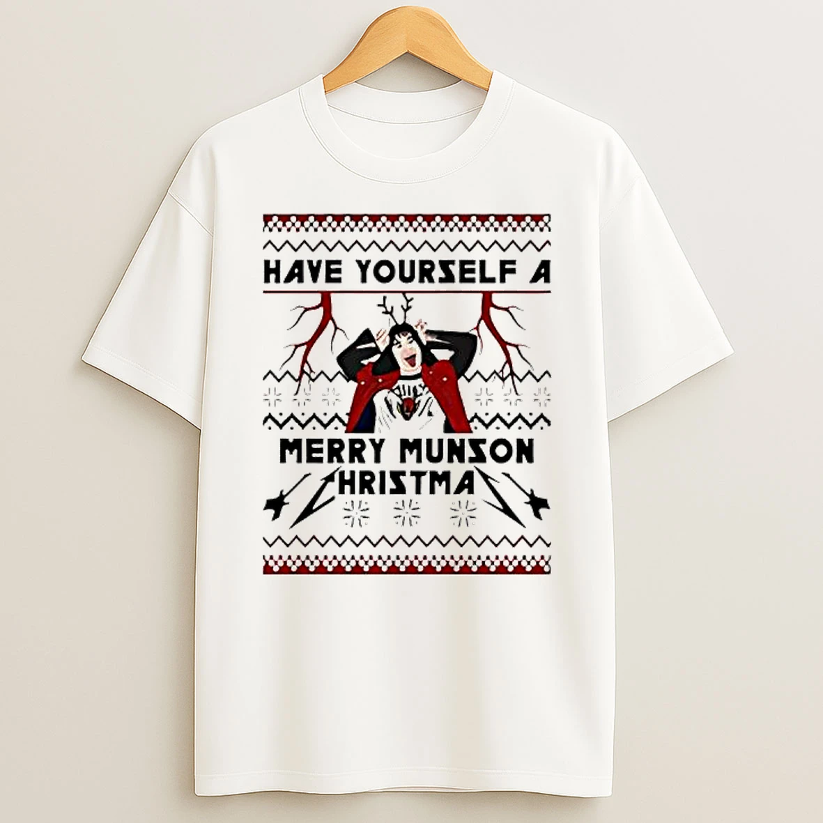 Eddie Munson Christmas Have Yourself A Merry Munson Hristma T Shirt