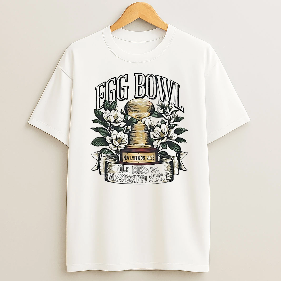 Egg Bowl 2025 Ole Miss Rebels Vs Mississippi State Bulldogs Trophy Circle Tshirt Hoodie