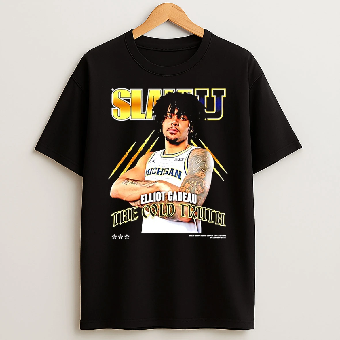 Elliot Cadeau The Cold Truth Michigan Wolverines Slamu T Shirt