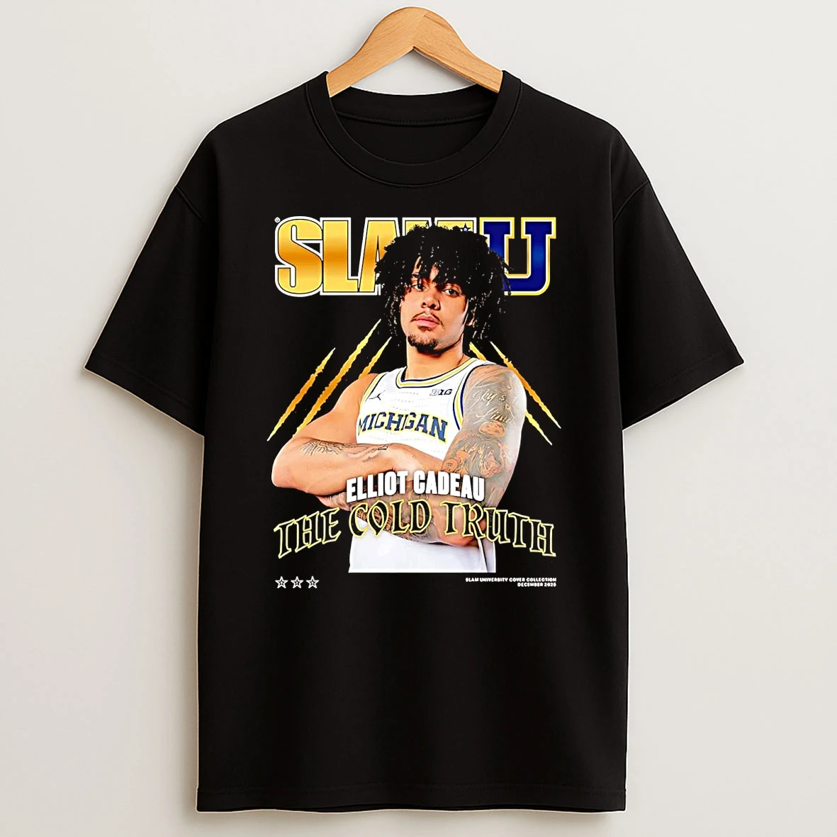Elliot Cadeau The Cold Truth Michigan Wolverines T Shirt