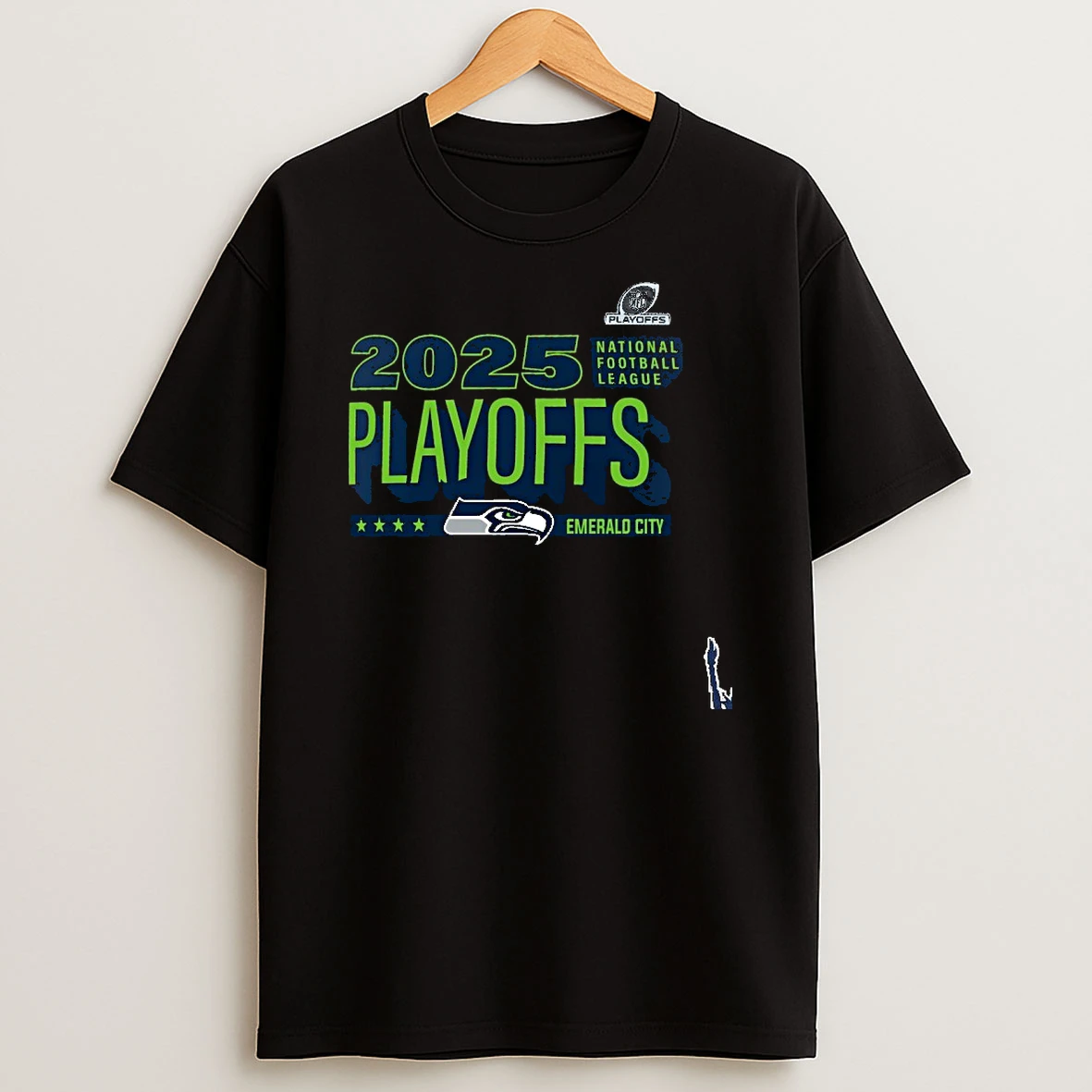 Emerald City Seattle Seahawks 2025 Nfl Playoffs Ready T Shirt