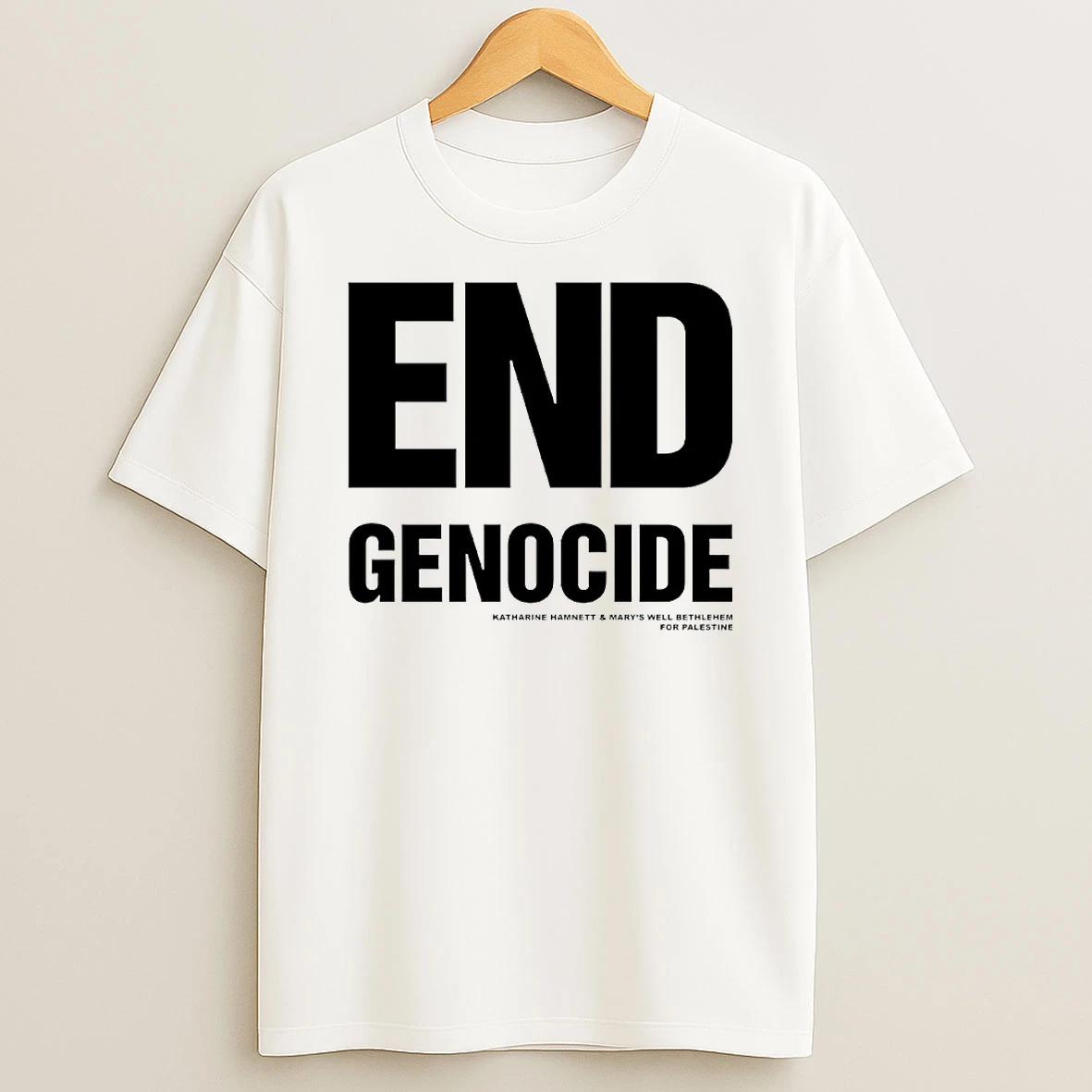 End Genocide Katharine Hamnett Circle T Shirt