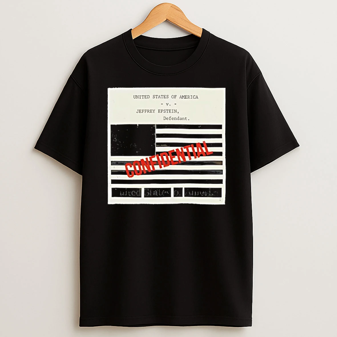 Epstein Files Flag United States Of American T Shirt