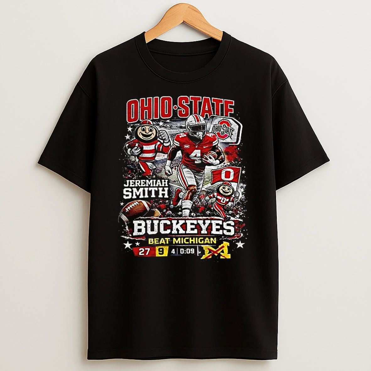 Erase The M Brutus Ohio State Buckeyes Football Jeremiah Smith Buckeyes Beat Michigan T Shirt