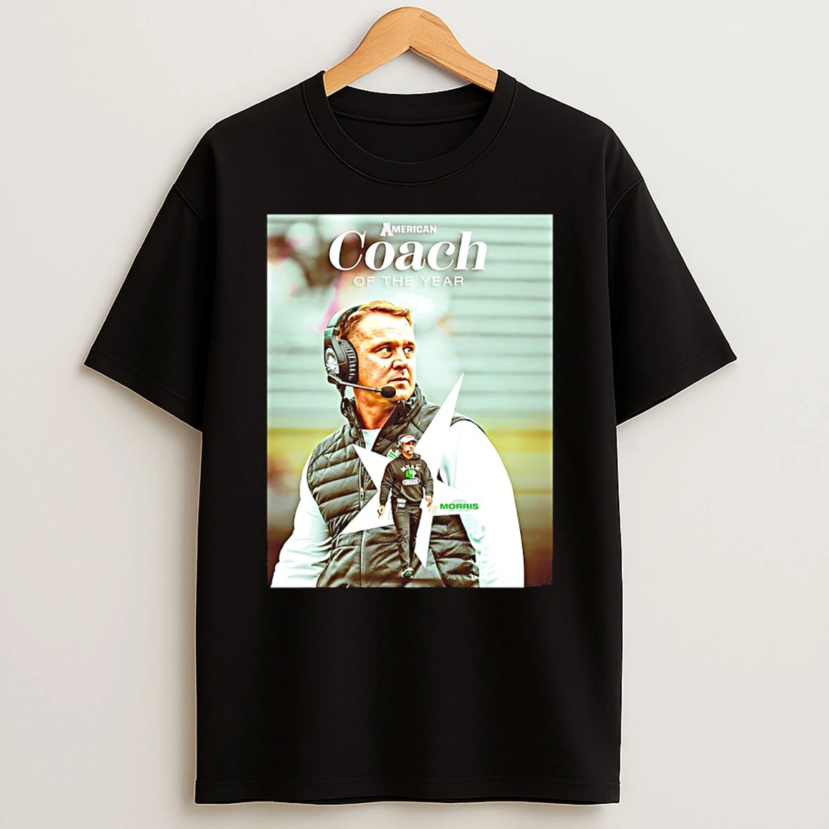 Eric Morris North Texas Mean Green 2025 Coach Of The Year T Shirt