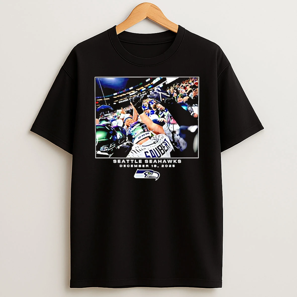 Eric Saubert Seattle Seahawks Nfl Flash Features Week 16 T Shirt