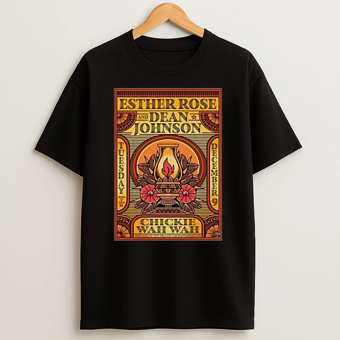 Esther Rose And Dean Johnson 12 9 2025 New Orleans La T Shirt