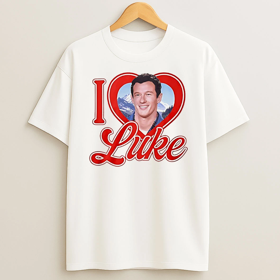 Eternity Callum Turner I Love Luke Circle T Shirt