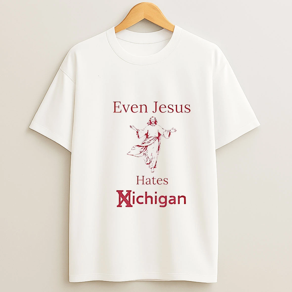 Even Jesus Hates Michigan Ohio State Buckeyes Football Nfl 2025 T Shirt