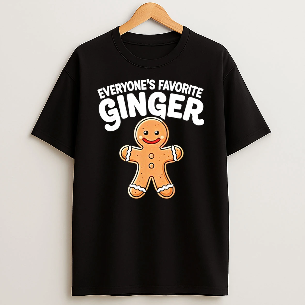 Everyones Favorite Ginger Gingerbread Man Christmas T Shirt