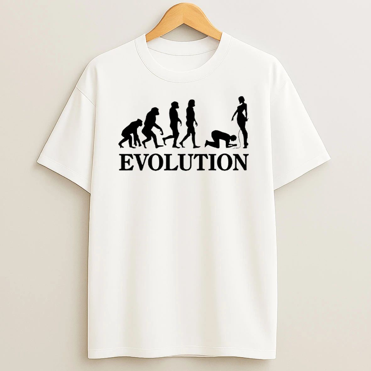 Evolution Femdom Bdsm Bondage A Vinyl T Shirt