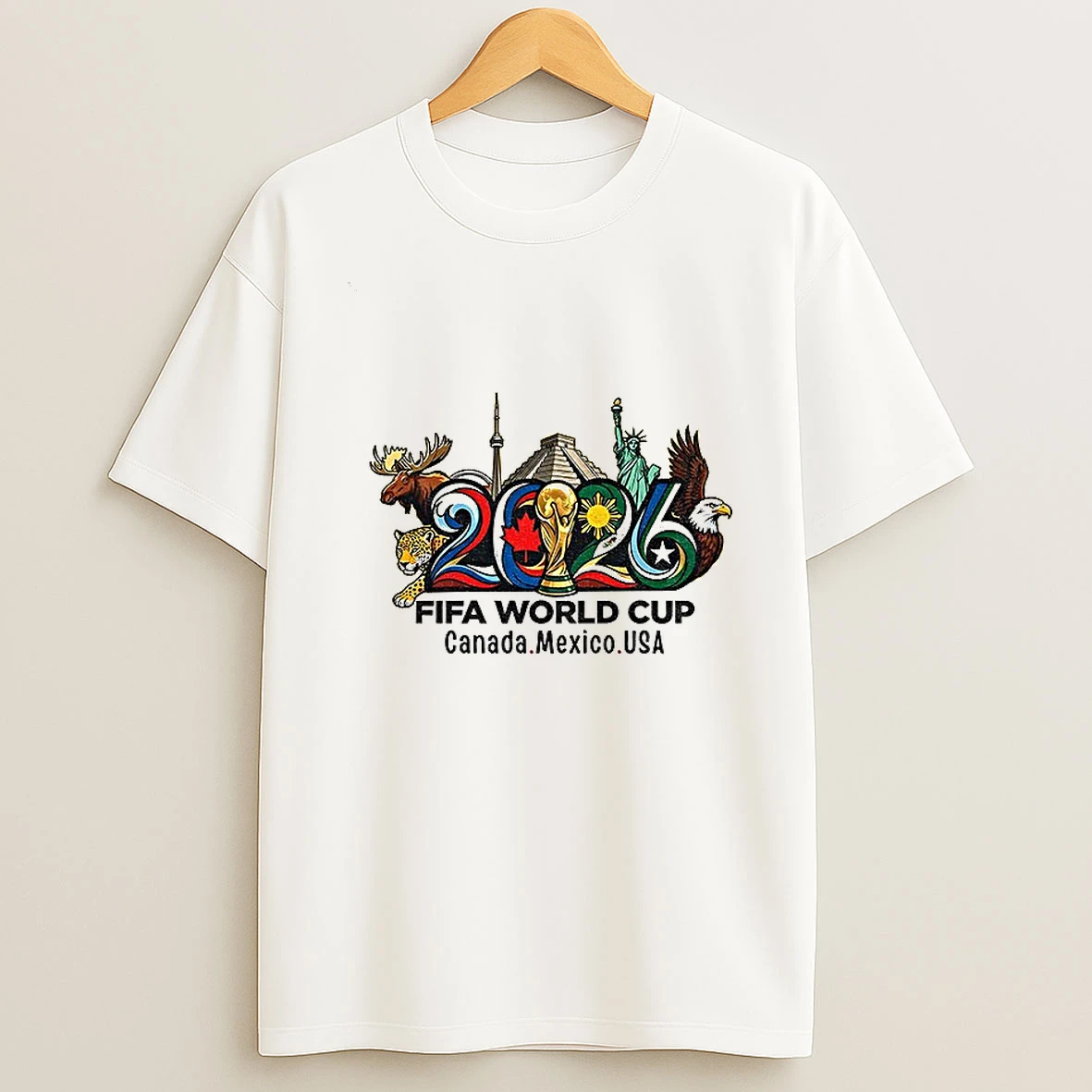 Fifa World Cup 2026 Canada Mexico Usa T Shirt