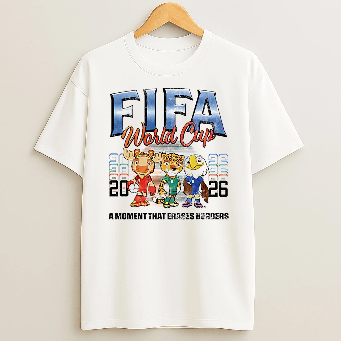Fifa World Cup 2026 Mascot A Moment That Erases Borders T Shirt