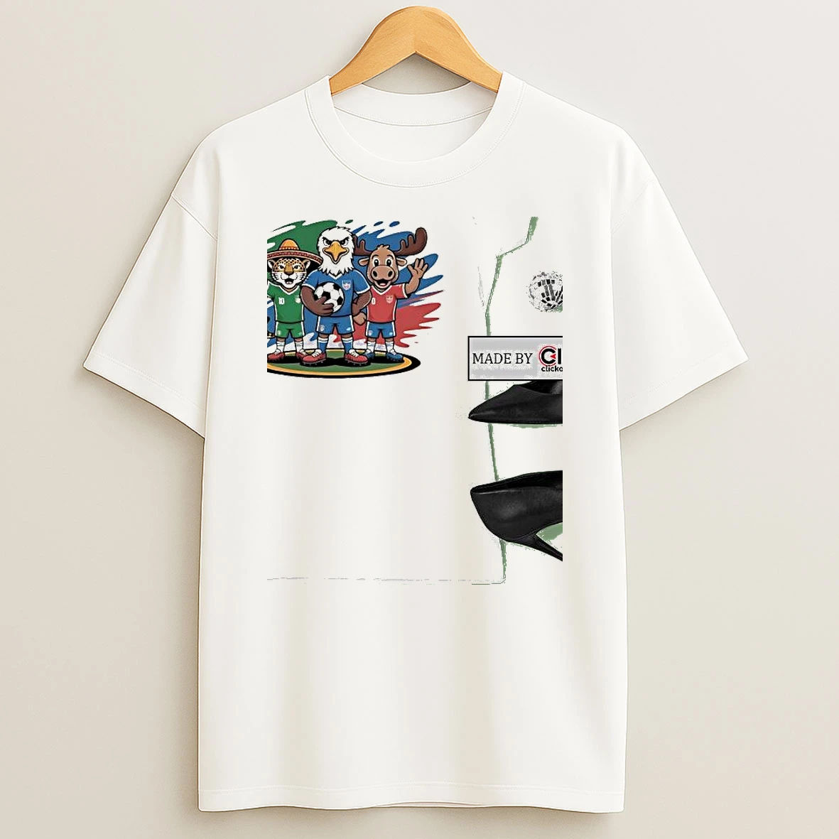 Fifa World Cup 2026 This Is Our Moment Zayu Clutch Maple Mascot Womens T Shirt