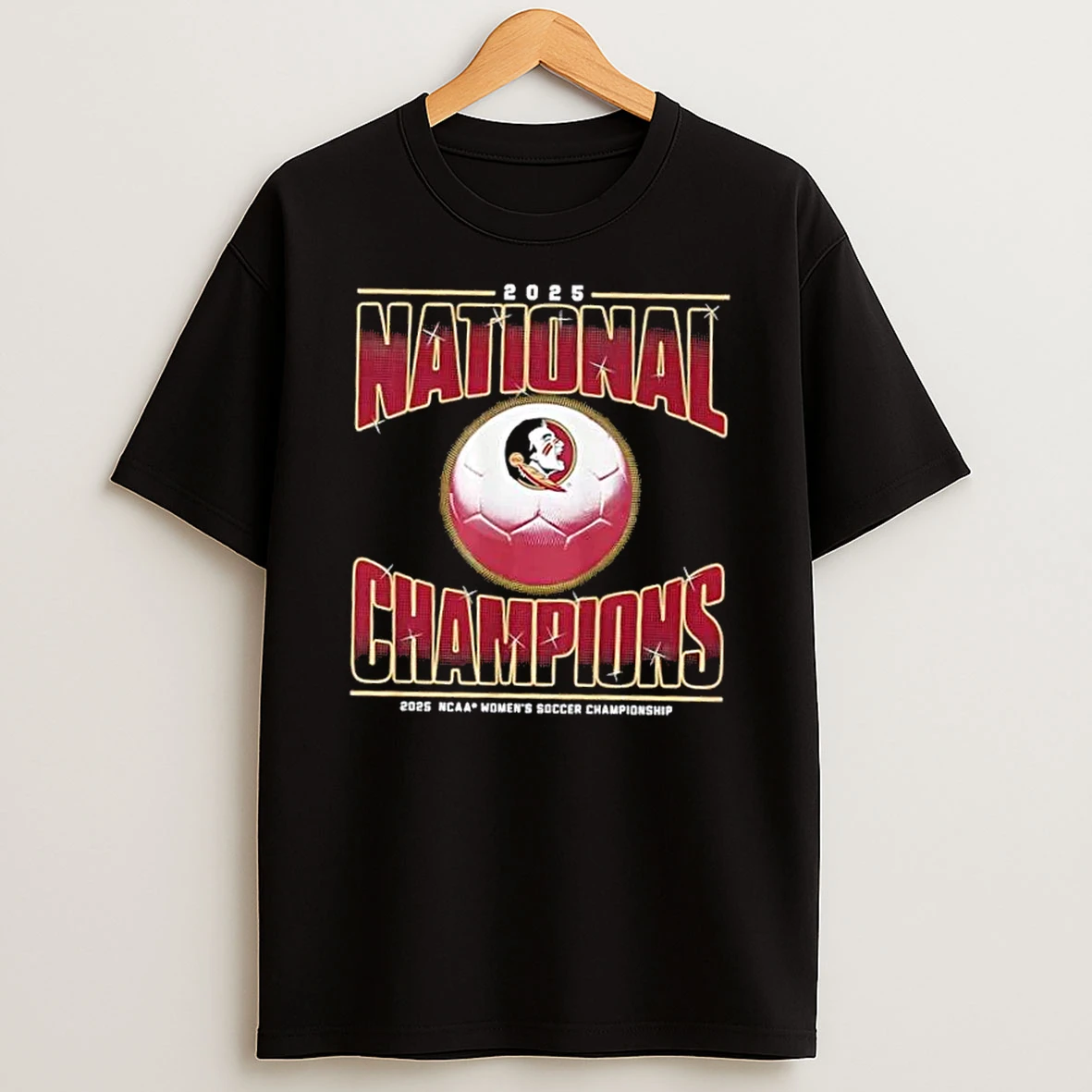 Fsu Florida State Seminoles 2025 Ncaa Womens Soccer Championship T Shirt