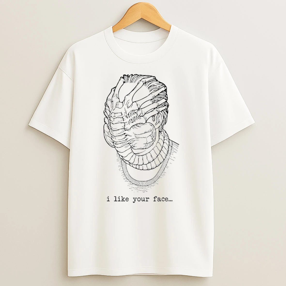 Facehugger From Alien Movie I Like Your Face T Shirt