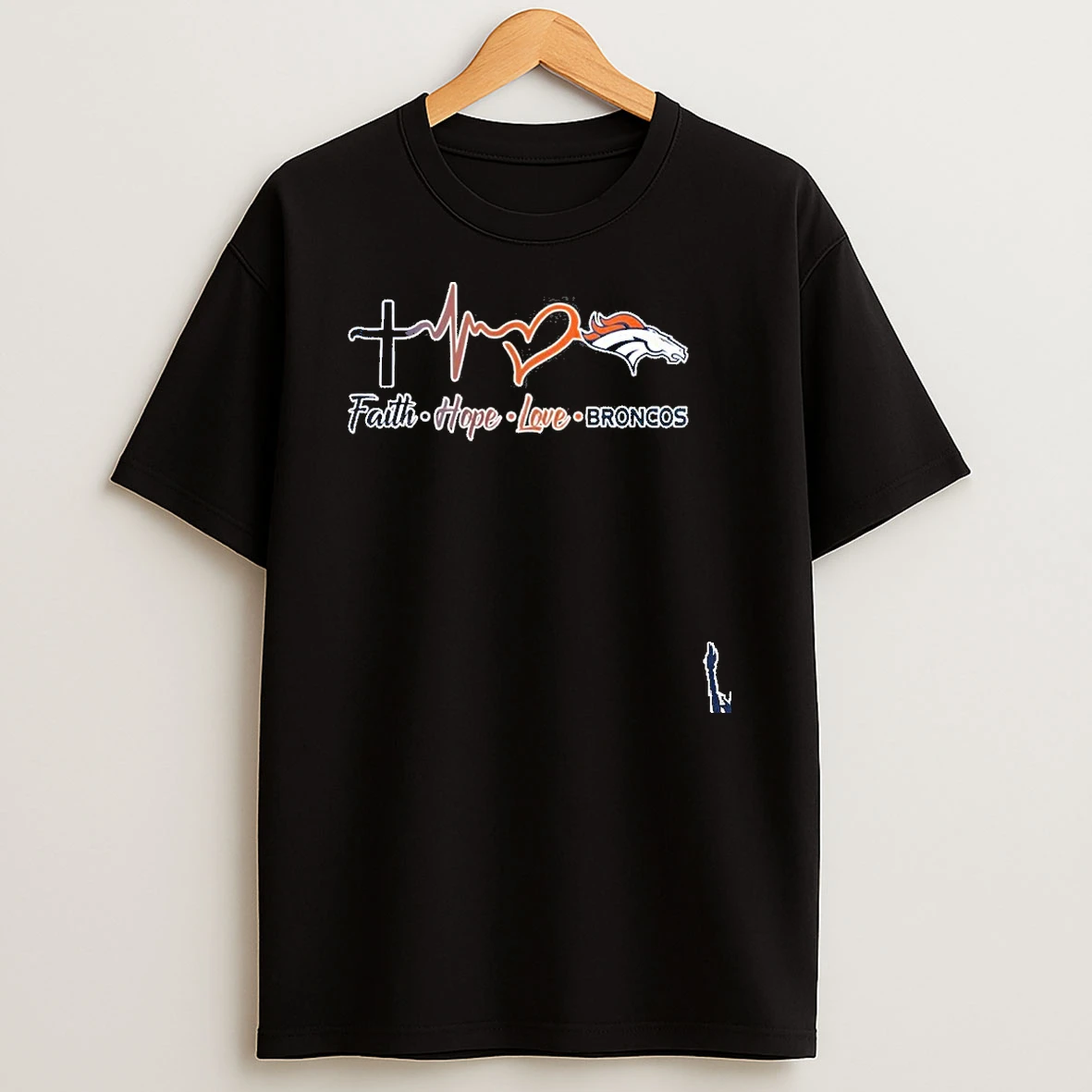 Faith Hope Love Denver Broncos T Shirt