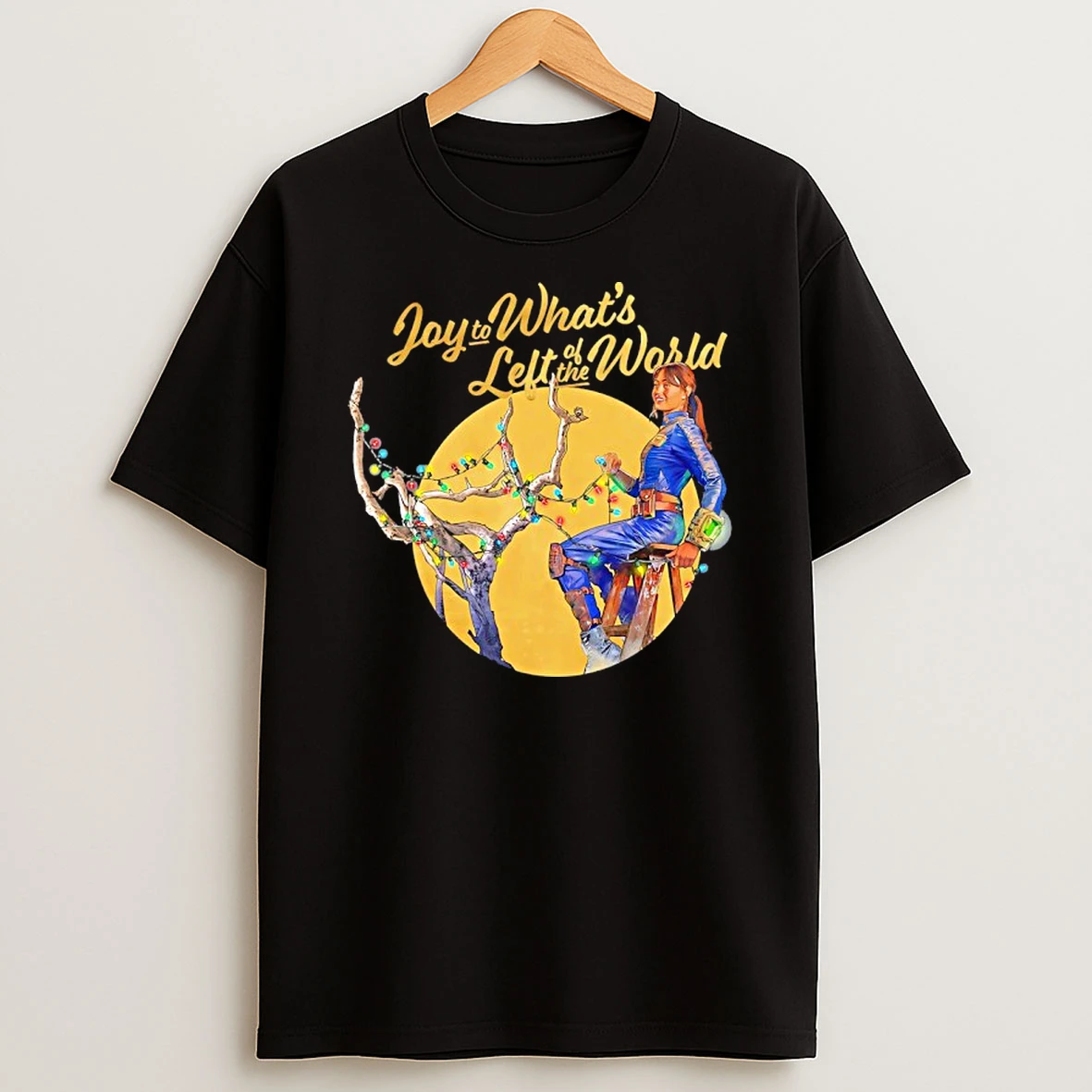 Fallout Lucy Joy To Whats Left Of The World Merry Christmas T Shirt