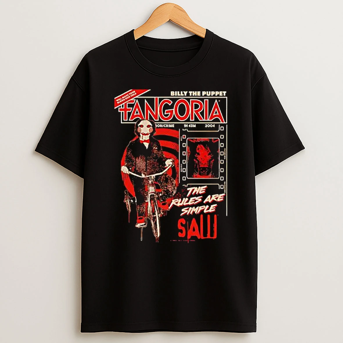 Fangoria Saw Billy The Puppet The Rules Are Simple Saw T Shirt