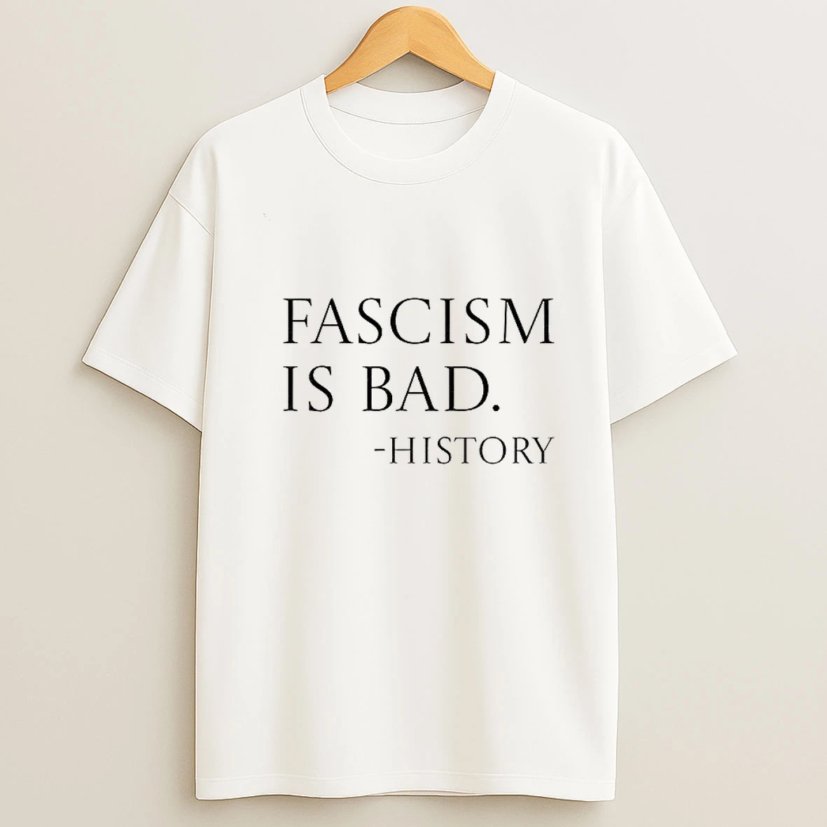 Fascism Is Bad History Resist Fascism Vintage T Shirt