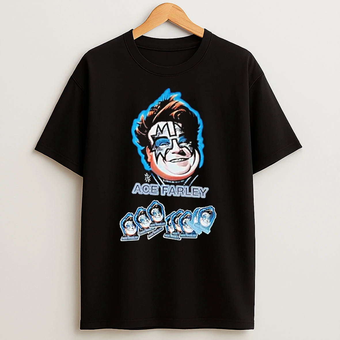 Fat Ace Frehley Kiss Legend Graphic T Shirt