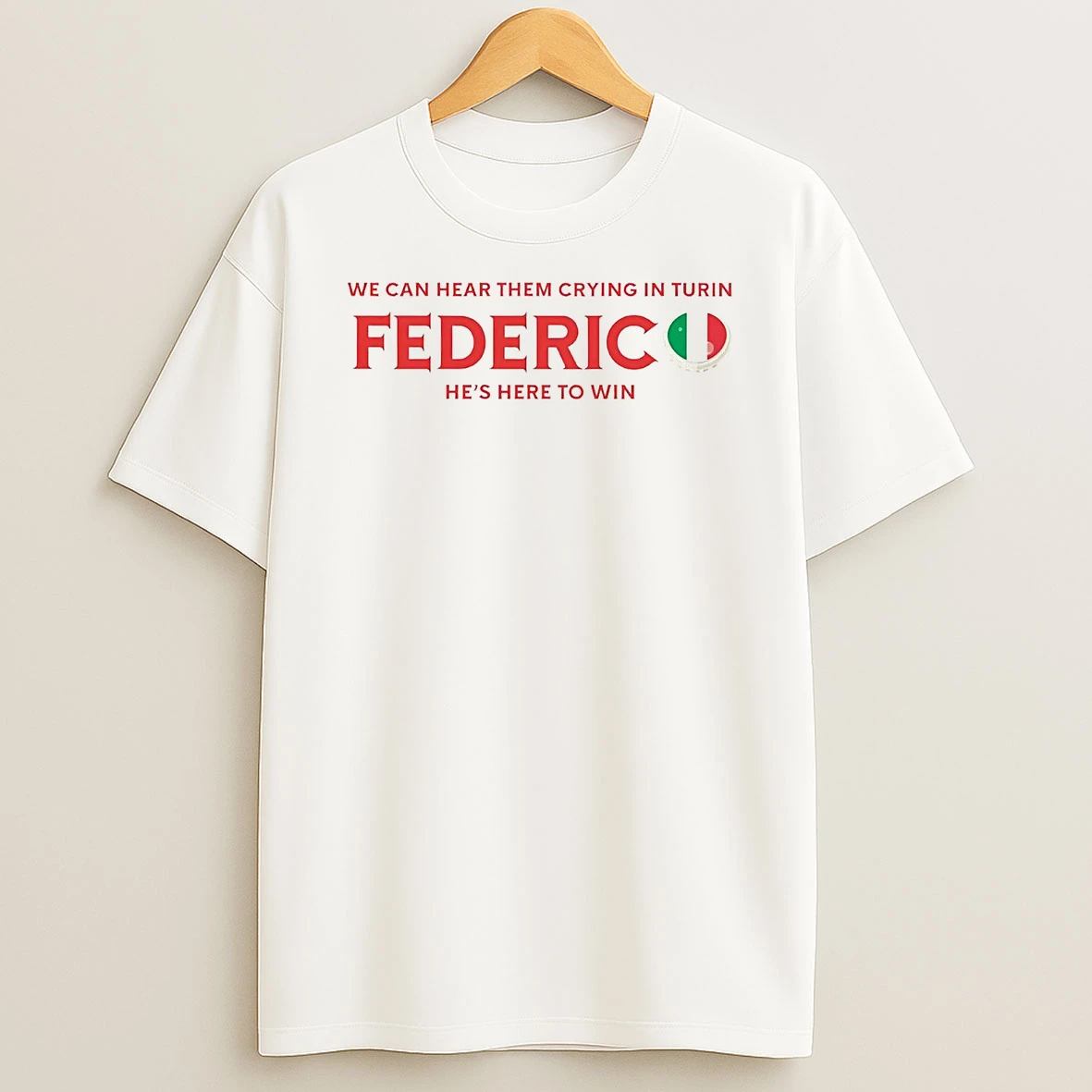 Federico Chiesa We Can Hear Them Crying In Turin T Shirt
