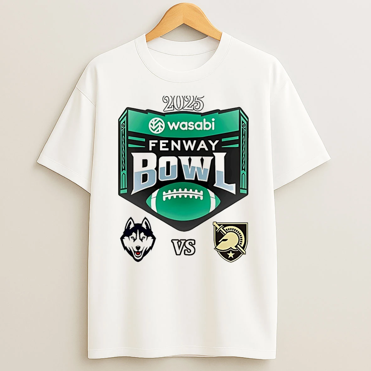 Fenway Bowl 2025 Uconn Vs Army T Shirt