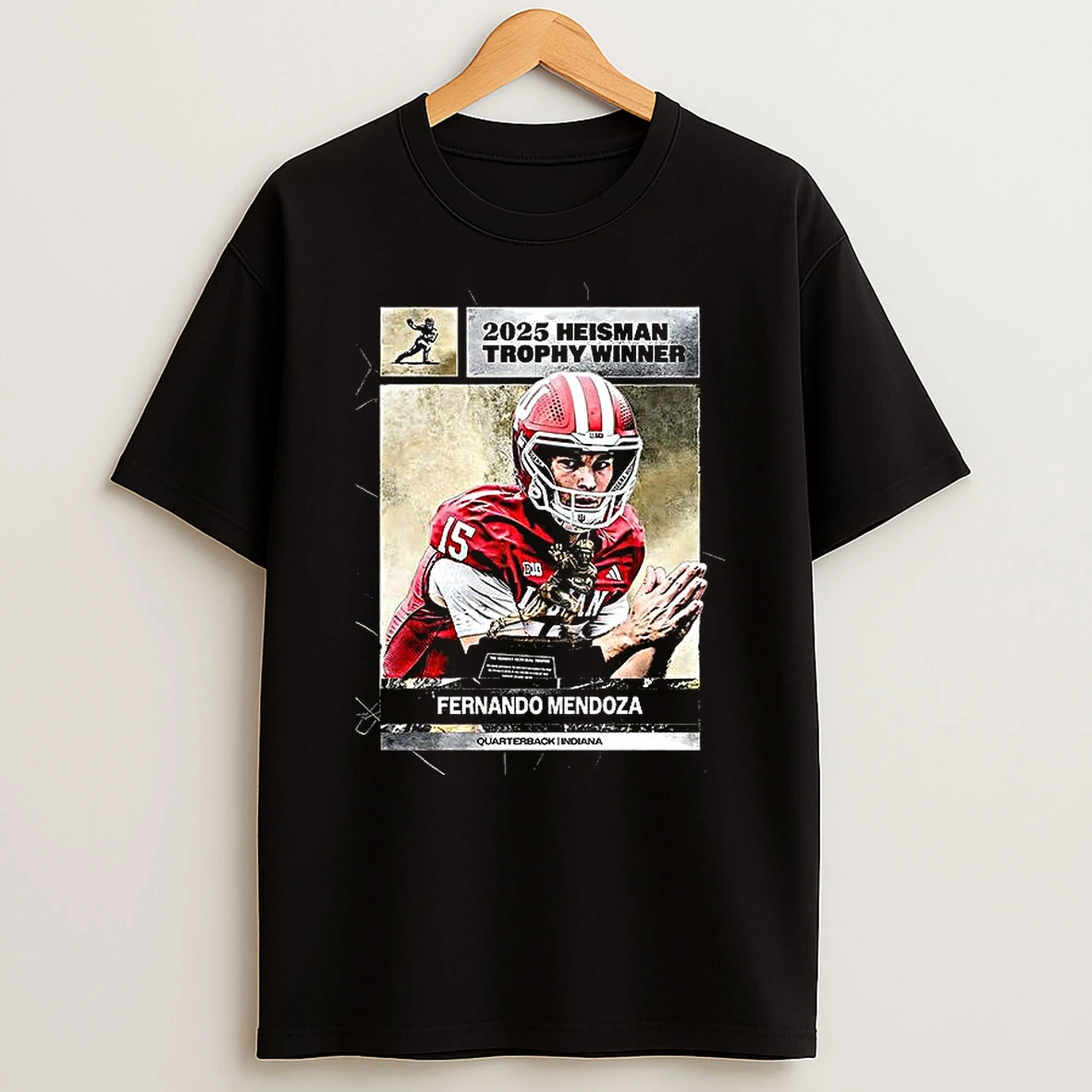 Fernando Mendoza 2025 Heisman Trophy Indiana T Shirt