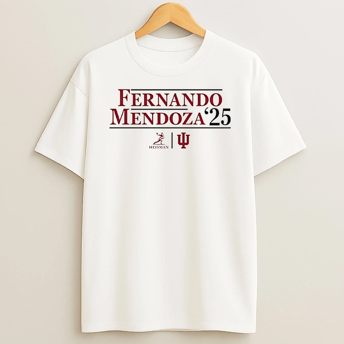 Fernando Mendoza 2025 Heisman Trophy Winner Campaign Circle T Shirt