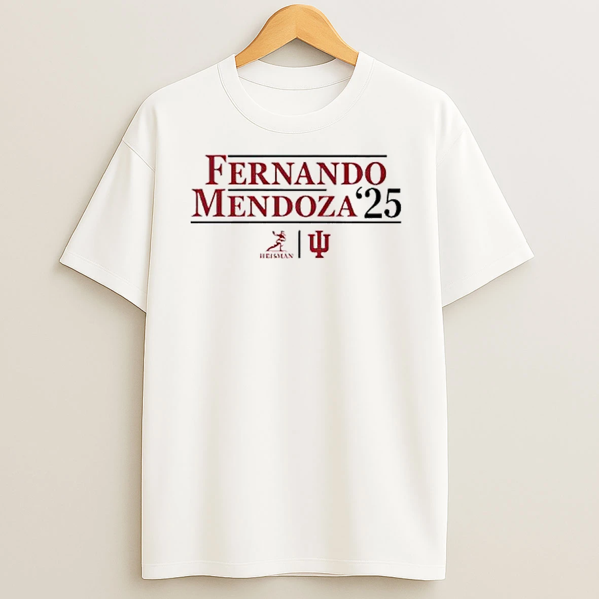 Fernando Mendoza Indiana Hoosiers 2025 Heisman Trophy Winner Campaign T Shirt