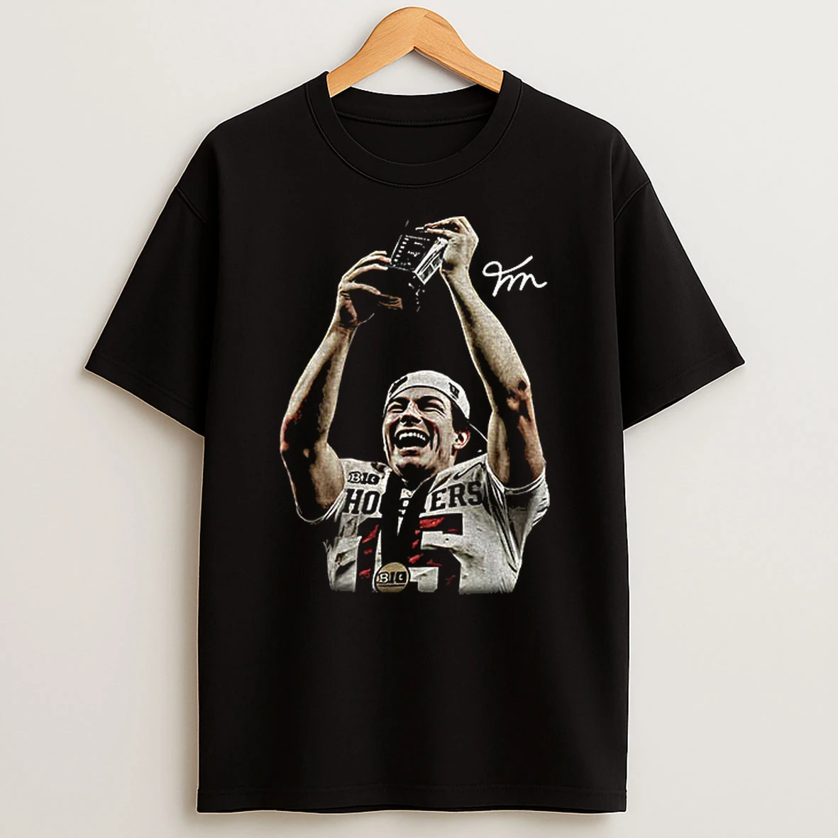 Fernando Mendoza Mvp Vintage Heisman Graphic Signature T Shirt