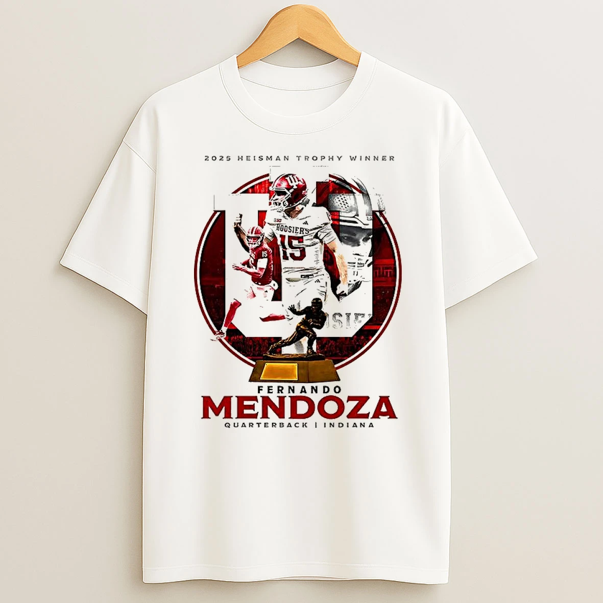Fernando Mendoza The 2025 Heisman Trophy Winner T Shirt