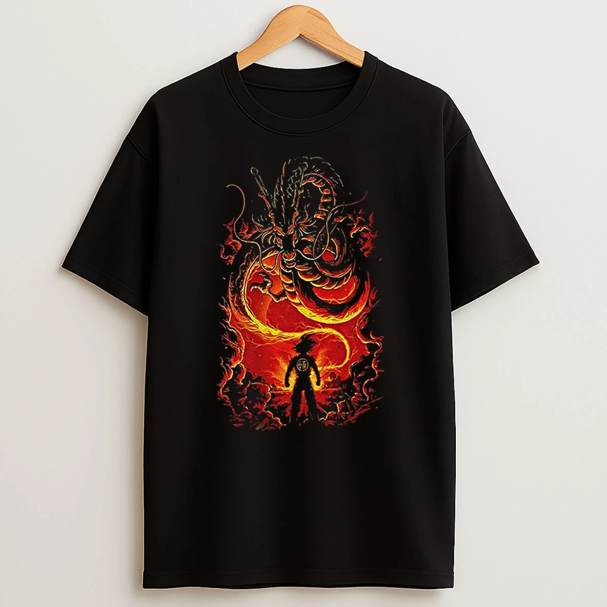 Fiery Dragon Son Goku Dragonball Anime Cartoon T Shirt