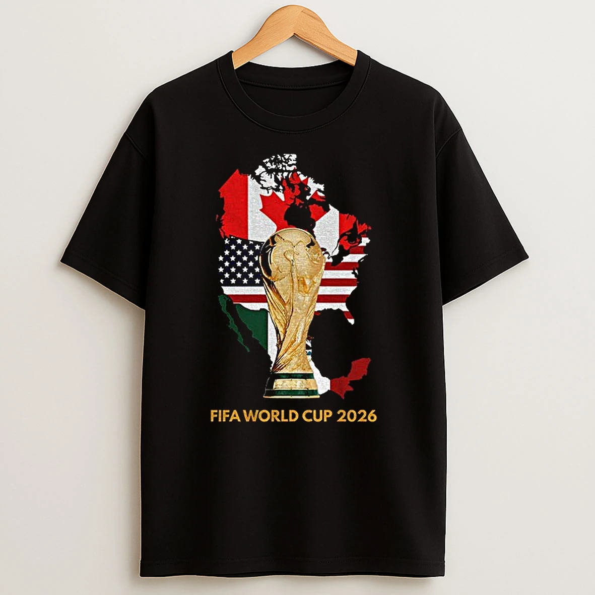 Fifa World Cup 2026 Map T Shirt