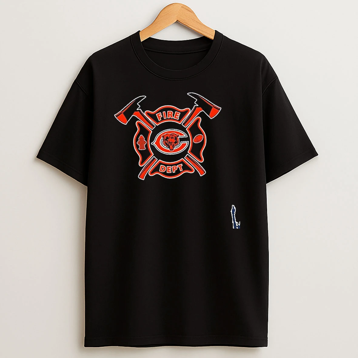 Fire Dept Chicago Bear T Shirt