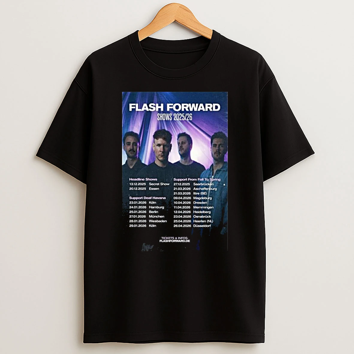 Flash Forward Shows 2025 2026 T Shirt