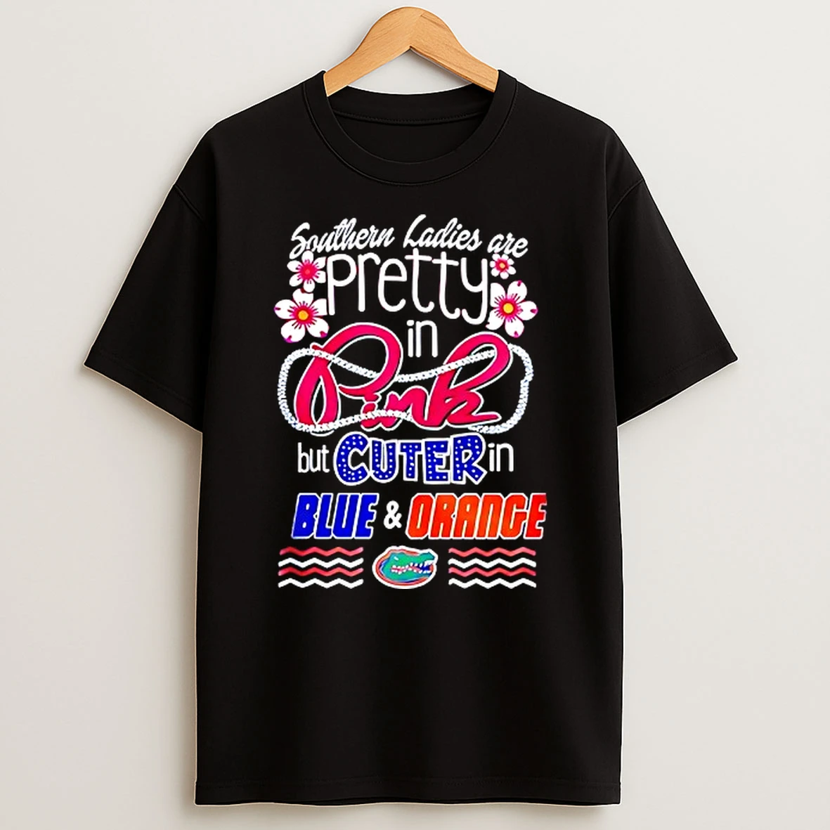 Florida Gators 2026 Ncaa Team Southern Are Pretty In Pink But Cuter In Blue And Orange T Shirt