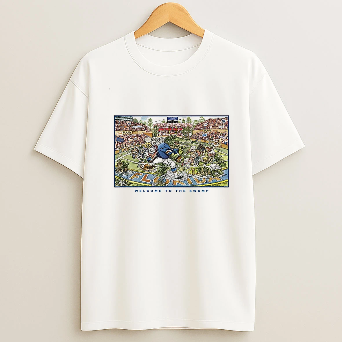 Florida Gators Football Ben Hill Griffin Stadium Welcome To The Swamp T Shirt