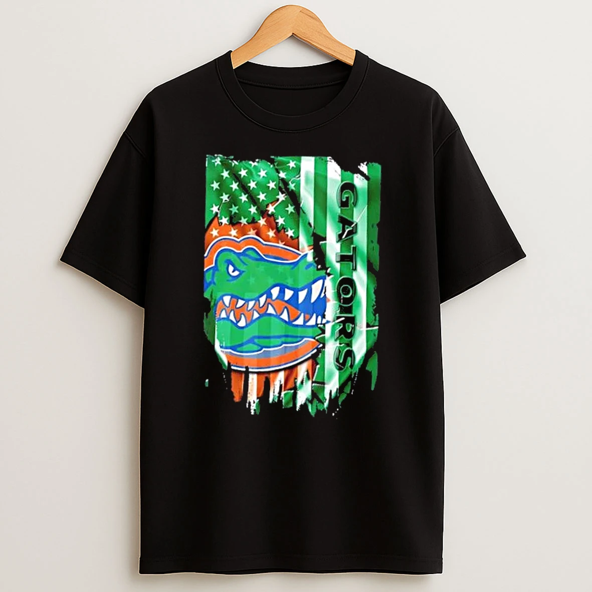 Florida Gators Football X American Flag T Shirt