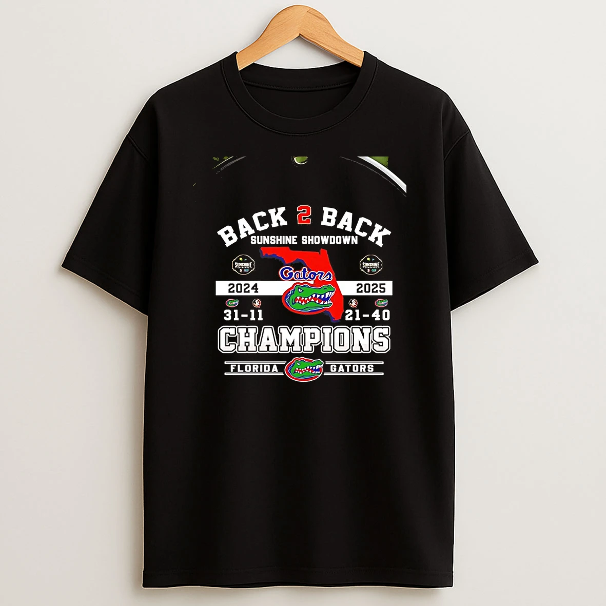 Florida Gators Back 2 Back Sunshine Showdown Chriast T Shirt