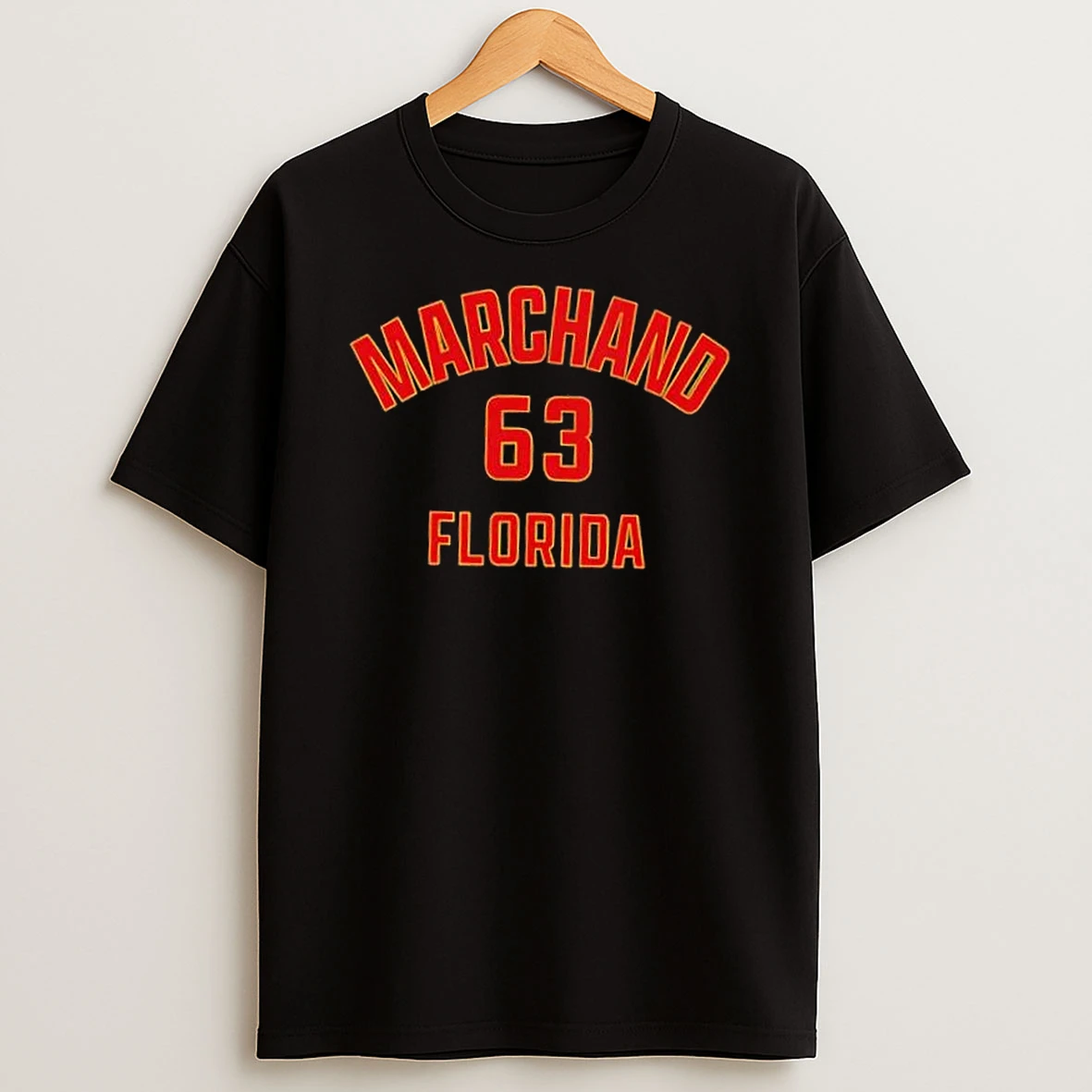 Florida Panthers Brad Marchand Florida Name And Number 63 T Shirt