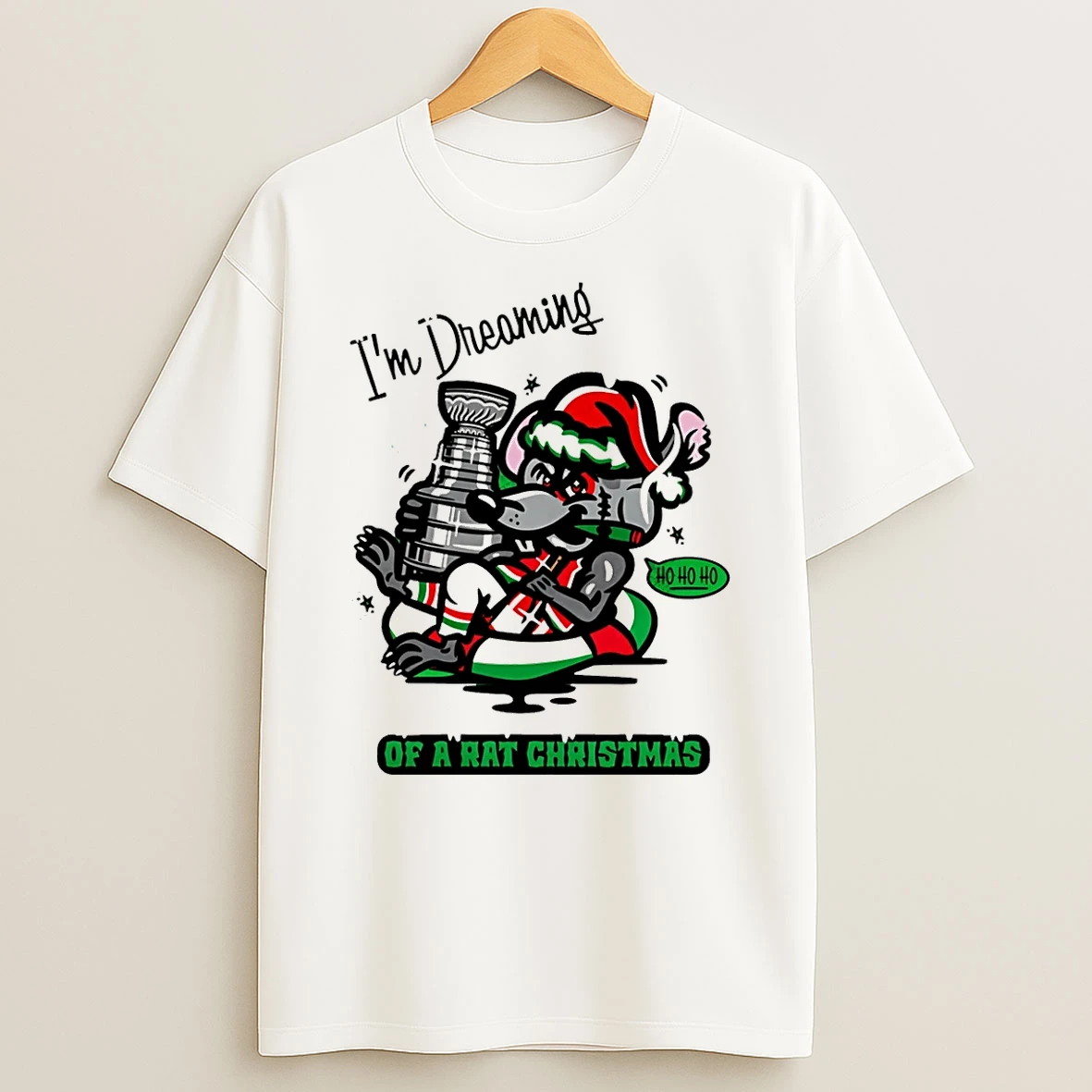 Florida Panthers Im Dreaming Of A Rat Christmas T Shirt