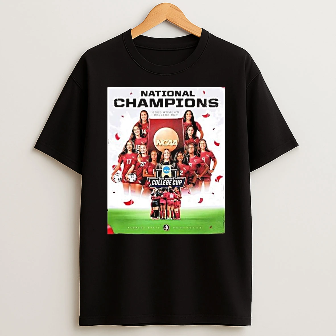 Florida State Seminoles 2025 Womens College Cup National Champions T Shirt
